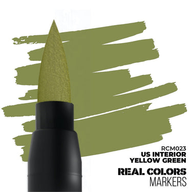 AK interactive RC023 Real Colors Markers US Interior Yellow Green